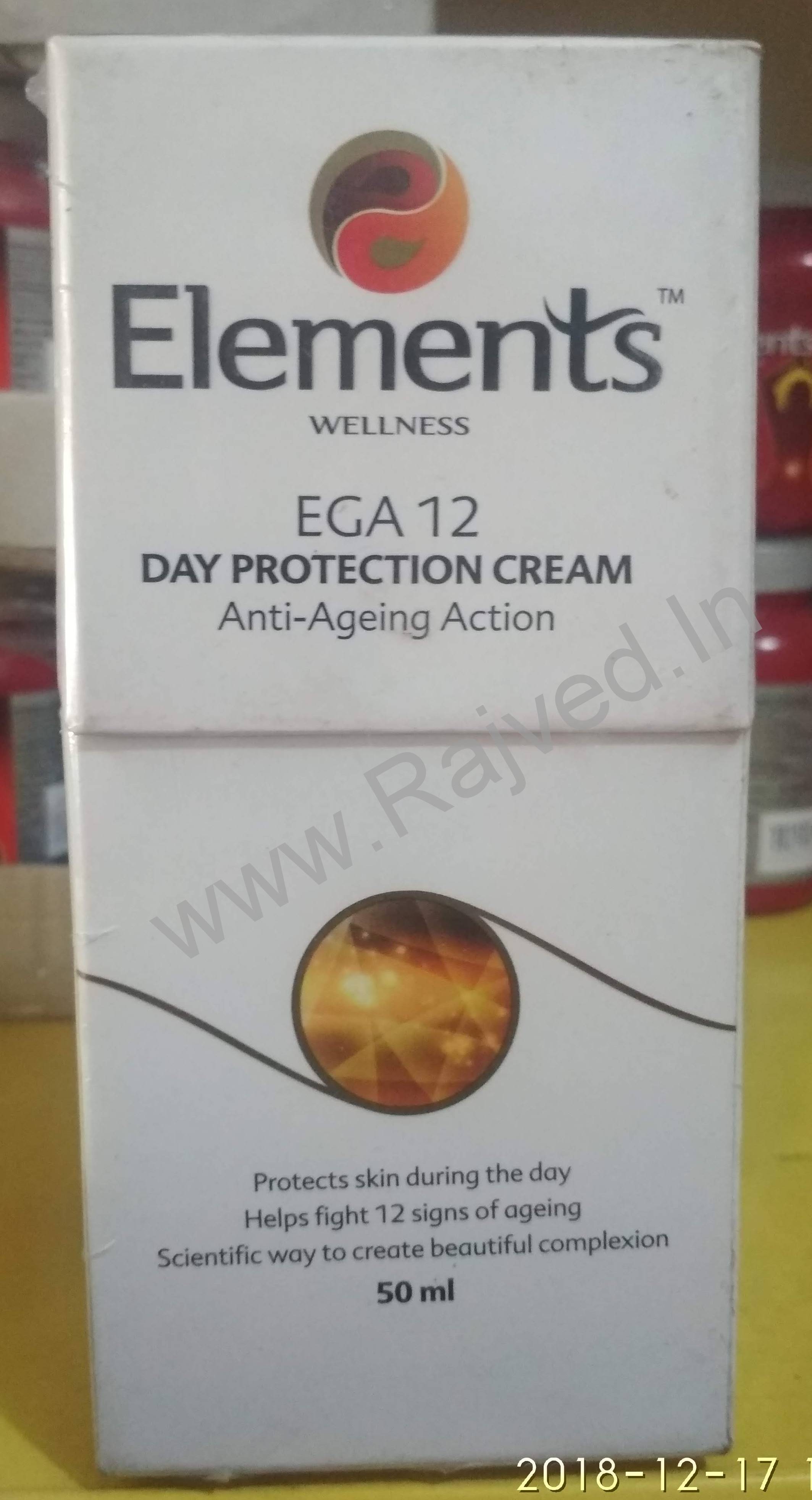 ega 12 day protection cream anti ageing action 50 ml elements